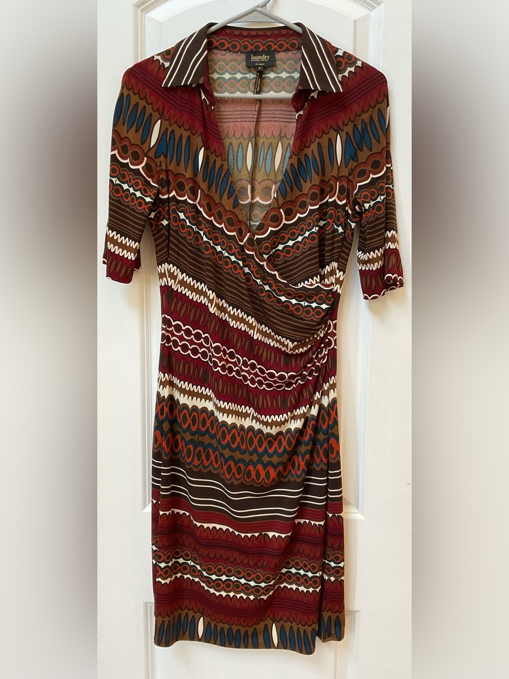 Laundry by Shelli Segal Faux Wrap Dress